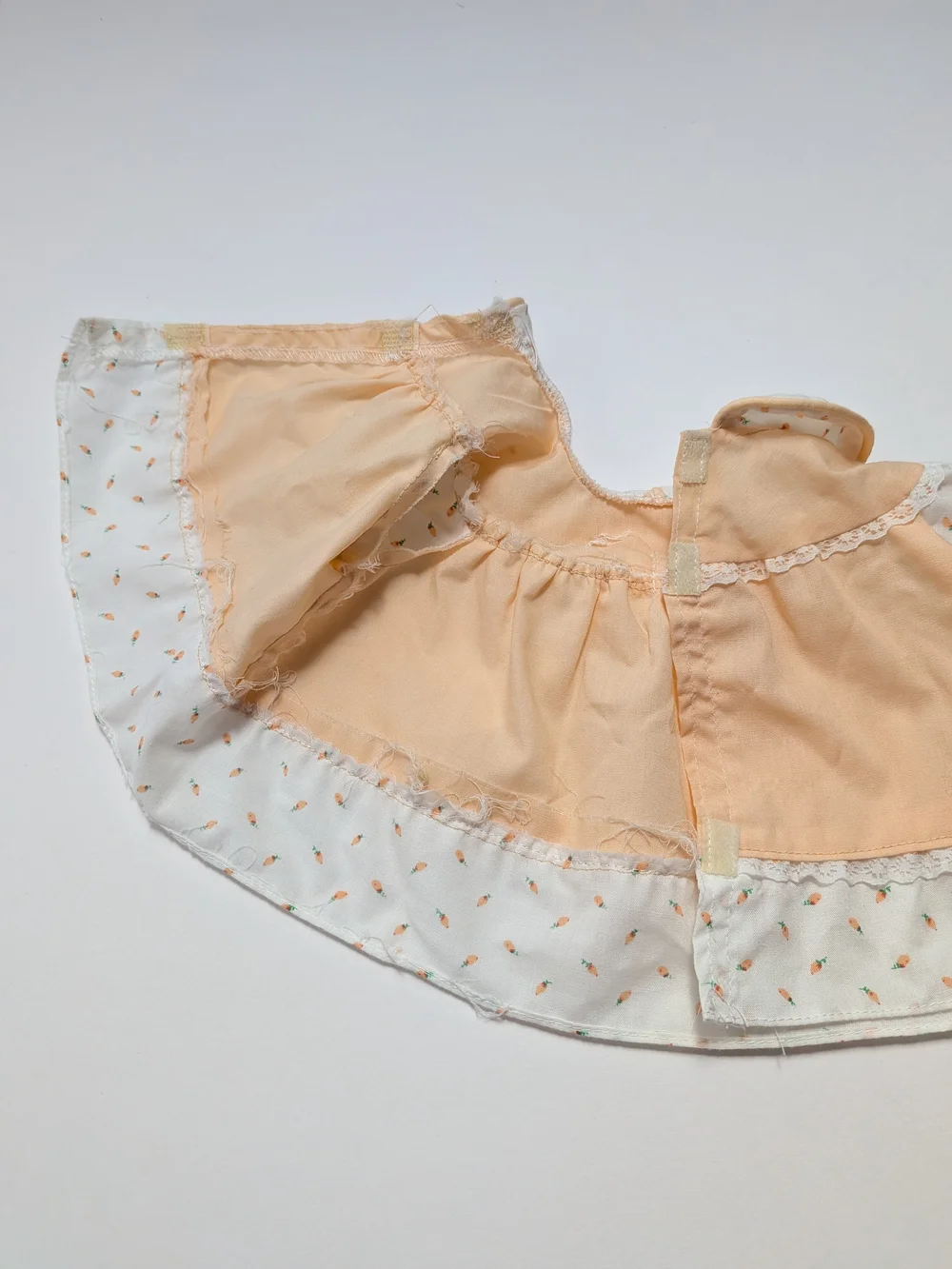 Vtg Cabbage Patch Kids Doll Clothes PreemieDress&Bloomers 8A(P) PeachRosebud CPK